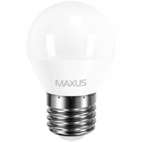 Светодиодная лампа MAXUS G45 F 4W яркий свет 4100K 220V E27 (1-LED-5410)