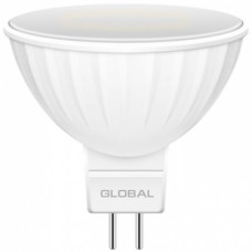 Светодиодная лампа GLOBAL MR16 3W теплый свет 3000K 220V GU5.3 (1-GBL-111)