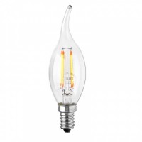 Светодиодная лампа DELUX BL37B 4W tail (410lm) 2700K 220V E14 filament 
(90011685)