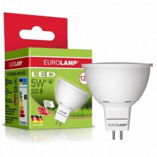 Точечная светодиодная лампа EUROLAMP ЕКО MR16 5Вт Eurolamp 3000K GU5.3 
(LED-SMD-05533(D))