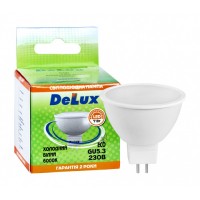 Светодиодная лампа Delux JCDR MR16 7W 6000K 220V GU5.3 (90006129)