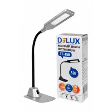 Настільна лампа Delux TF-450 5 Вт LED Срібло (90008943)