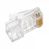 Коннектор компьютерный ОЛЬВИЯ RJ-45 8P8C без экрана (9054)