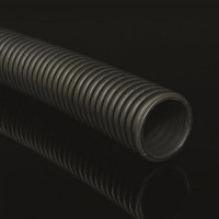 Гофротруба ПНД/ПВД 51.5/63 мм, 10 кПа, 50 м, с протяжкой черная (121950A)