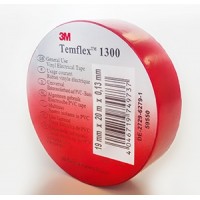 Изолента Темфлекс 1500 19ммх20м красный (3M-1500R-19x20)