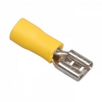 Разъем плоский IEK РпИм желтый (URM10-D25-D23-5)