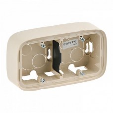 Коробка накладного монтажа двупостовая LEGRAND Valena Allure Кремовый 
(755562)