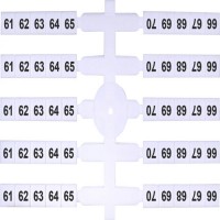 Маркировочная табличка ETI EO3 61-70 уп=100 шт (3901764)