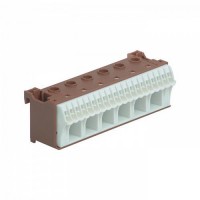 Блок фазных клемм HAGER 6x16кв.мм+20x4кв.мм, самозажимной (KN26P)