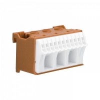 Блок фазных клемм HAGER 3x16кв.мм+11x4кв.мм, самозажимной (KN14P)