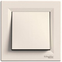 1-клавишный выключатель Schneider Electric Asfora Кремовый (EPH0100223)