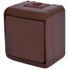 Выключатель перекрестный одноклавишный ETI HERMETICS VHE-6-KR Коричневый 
(4668045)