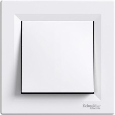 1-клавишный выключатель проходной Schneider Electric Asfora Белый 
(EPH0400121)