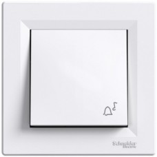 Кнопка звонок Schneider Electric Asfora Белый (EPH0800121)
