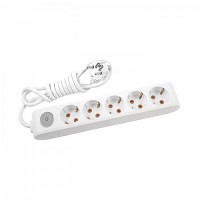 Удлинитель 5-гнезд VIKO Multi-let с з/к и выкл. 5м (90118505)