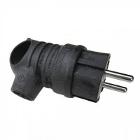Вилка угловая каучуковая BK1-1402-2021 16А IP44 (92740)